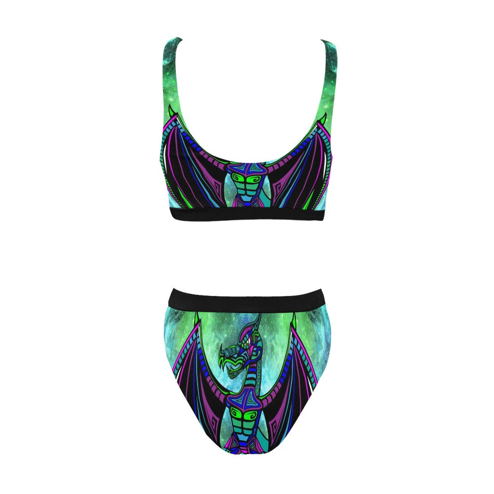 Electric Dragon Bikini Swimsuit