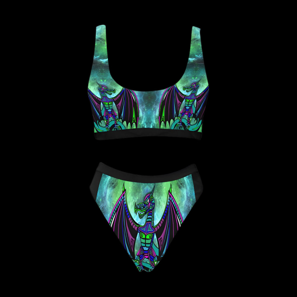 Electric Dragon Bikini Swimsuit