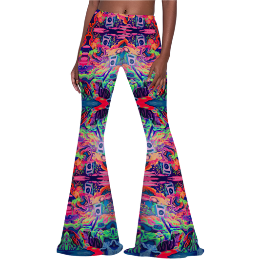 Lost Dino Stretch Bell Bottoms Lost Lands