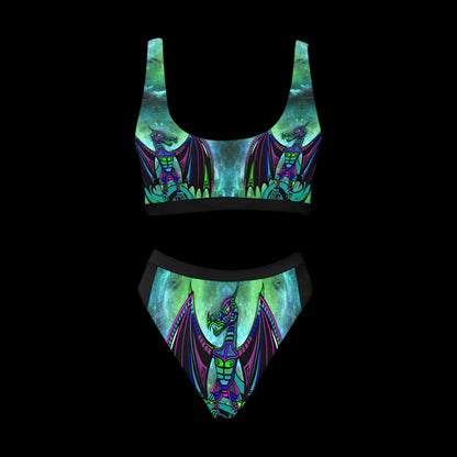 Electric Dragon Bikini Swimsuit
