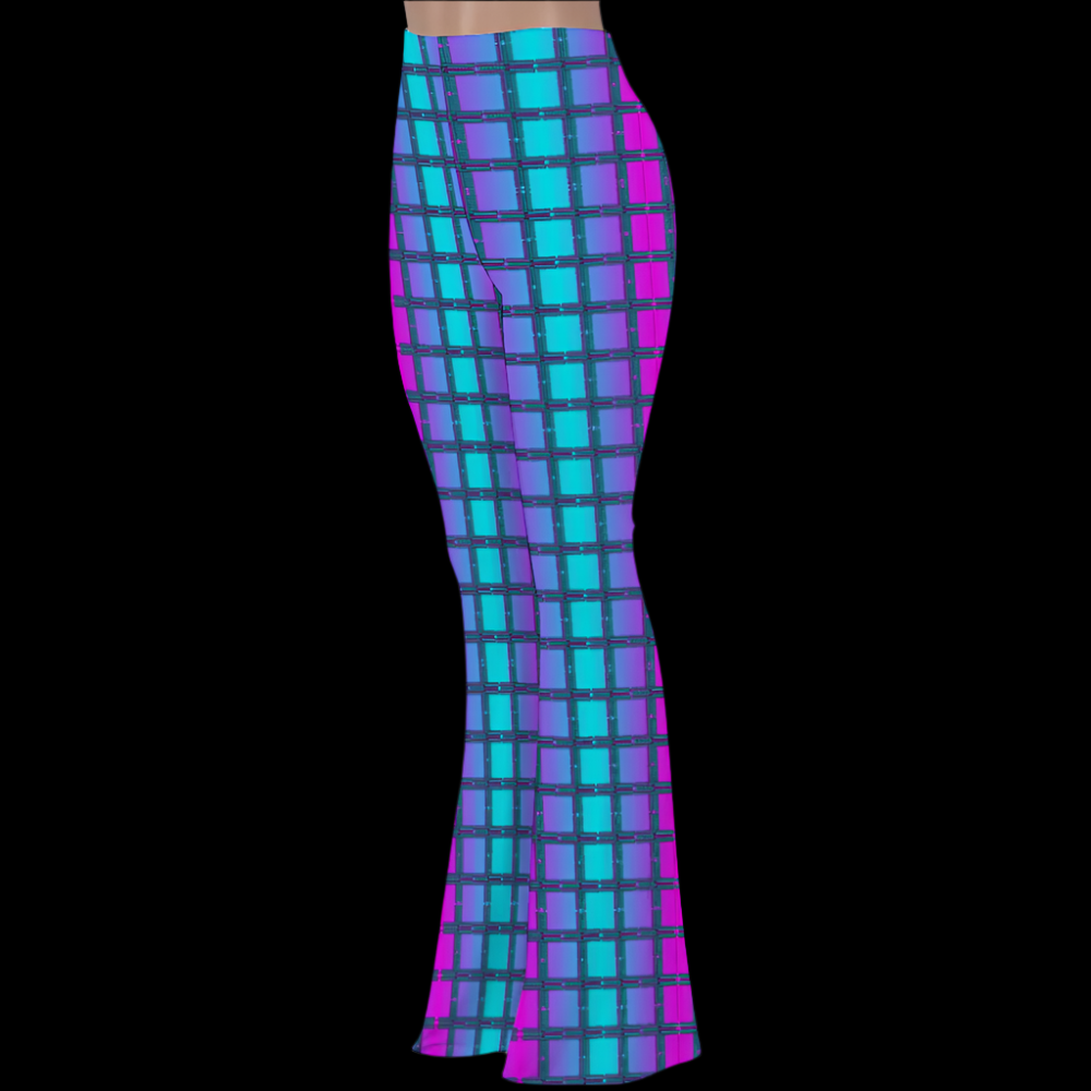 colorful pants featuring a geometric design