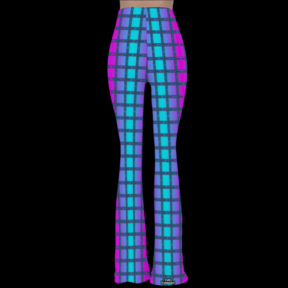 colorful pants featuring a geometric design