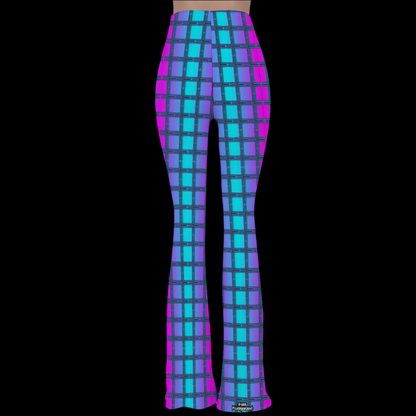 colorful pants featuring a geometric design
