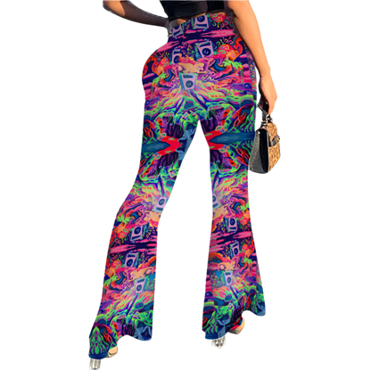 Lost Dino Stretch Bell Bottoms Lost Lands