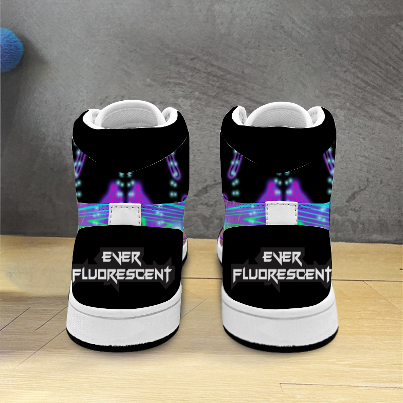purple and black starbirth sneakers