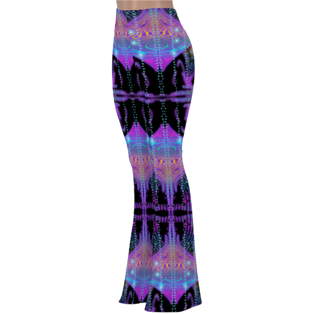 Colorful patterned skirt on a white background