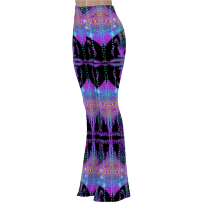 Colorful patterned skirt on a white background